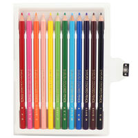 サクラクレパス 小学生色えんぴつ 12色 ソフトケース入り 2セット（12色入×2） 色鉛筆　GPY12