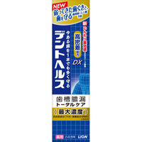 デントヘルス 薬用ハミガキDX 歯磨き粉 歯槽膿漏予防 虫歯予防 28g 1本 医薬部外品 ライオン