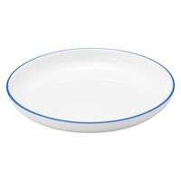 無印良品 日常の器 プレート 小 ブルーライン 約直径14cm 1セット（2個） 良品計画