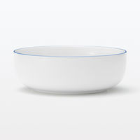 無印良品 日常の器 ボウル 中 ブルーライン 約直径16.5cm 良品計画