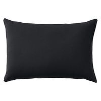 無印良品 綿混 フィットする まくらカバー 43×63cm用 ダークグレー 1セット（2枚） 良品計画