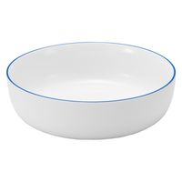 無印良品 日常の器 ボウル 大 ブルーライン 約直径21cm 1セット（2個） 良品計画
