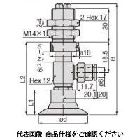 日本ピスコ 真空パッド VPD30ー6LNー6J 1セット(5個)（直送品）