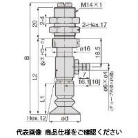 日本ピスコ 真空パッド VPD20ー6LBHNー6B 1セット(5個)（直送品）