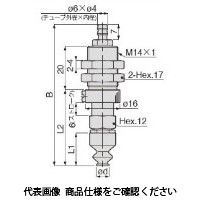 日本ピスコ 真空パッド VPC6ー6LBNEー6B 1セット(5個)（直送品）