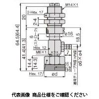 日本ピスコ 真空パッド VPD25ー6FNー6B 1セット(5個)（直送品）