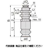 日本ピスコ 真空パッド VPMA15BUー3J 1セット(5個)（直送品）