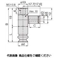 日本ピスコ 真空パッド VPMB10BUー4J 1セット(5個)（直送品）