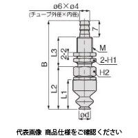 日本ピスコ 真空パッド VPA10LBHNー6B 1セット(5個)（直送品）