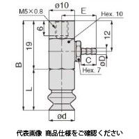 日本ピスコ 真空パッド VPMB10BUー3B 1セット(5個)（直送品）