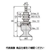 日本ピスコ 真空パッド VPMA6LFSー4B 1セット(5個)（直送品）