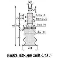 日本ピスコ 真空パッド VPMA8LBSー4B 1セット(5個)（直送品）