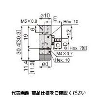 日本ピスコ 真空パッド VPMB15FNー4B 1セット(5個)（直送品）