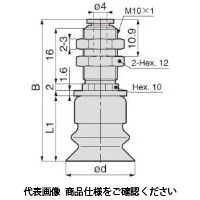 日本ピスコ 真空パッド VPMA25BEPー4J 1セット(5個)（直送品）