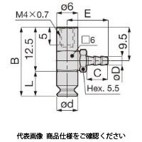 日本ピスコ 真空パッド VPMB8RFー4B 1セット(5個)（直送品）