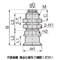 日本ピスコ 真空パッド VPA20RGー6J 1セット(5個)（直送品）