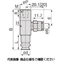 日本ピスコ 真空パッド VPB10BUー6J 1セット(5個)（直送品）