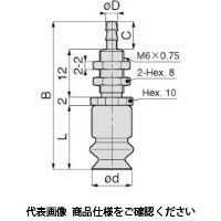 日本ピスコ 真空パッド VPMA10BUー4B 1セット(5個)（直送品）