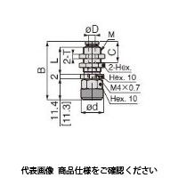 日本ピスコ 真空パッド VPMA10FSー4J 1セット(5個)（直送品）