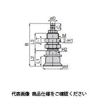 日本ピスコ 真空パッド VPA20RSEー6B 1セット(5個)（直送品）