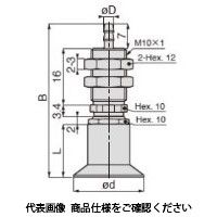 日本ピスコ 真空パッド VPMA20LNEー6B 1セット(4個)（直送品）