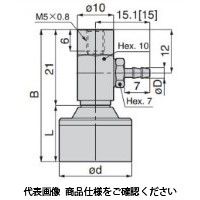 日本ピスコ 真空パッド VPMB30SCー6B 1セット(5個)（直送品）