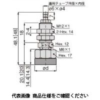日本ピスコ 真空パッド VPA30FNー6B 1セット(5個)（直送品）