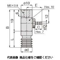 日本ピスコ 真空パッド VPMB10WSー3B 1セット(5個)（直送品）