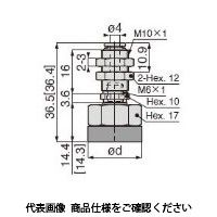 日本ピスコ 真空パッド VPMA25FNー4J 1セット(5個)（直送品）