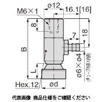 日本ピスコ 真空パッド VPB30SCー6B 1セット(5個)（直送品）