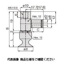 日本ピスコ 真空パッド VPMB15LSー3J 1セット(3個)（直送品）
