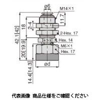 日本ピスコ 真空パッド VPA30FNEー6J 1セット(5個)（直送品）