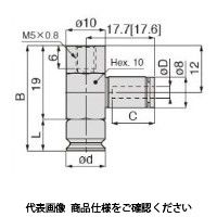 日本ピスコ 真空パッド VPMB10KUー3J 1セット(5個)（直送品）