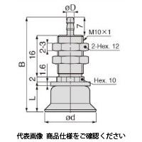 日本ピスコ 真空パッド VPMA30KSー4B 1セット(5個)（直送品）