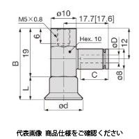 日本ピスコ 真空パッド VPMB10RFー3J 1セット(5個)（直送品）