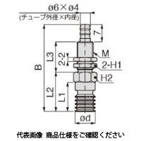 日本ピスコ 真空パッド VPA10WSー6B 1セット(5個)（直送品）