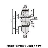 日本ピスコ 真空パッド VPA4LSEー6J 1セット(5個)（直送品）