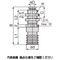 日本ピスコ 真空パッド VPMA10WNEー3J 1セット(5個)（直送品）