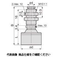 日本ピスコ 真空パッド VPMA15SSー4J 1セット(5個)（直送品）