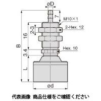 日本ピスコ 真空パッド VPMA10SSー4B 1セット(5個)（直送品）