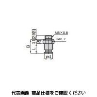 日本ピスコ 真空パッド VPME6RGーM5 1セット(4個)（直送品）
