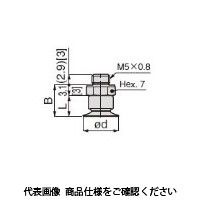 日本ピスコ 真空パッド VPME20PSーM5 1セット(4個)（直送品）