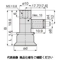 日本ピスコ 真空パッド VPMBーM6ー4J 1セット(4個)（直送品）