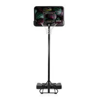 バスケットボール用 ゴール 44インチ ストリートファントム テレスコーピング コンポジット ポータブル 5B1086JP（直送品）