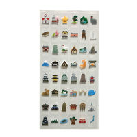 東京カートグラフィック にほんのシール 名所 NSMS 1セット(480枚:48枚×10シート)（直送品）