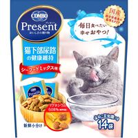 コンボ プレゼント 猫下部尿路の健康維持 シーフードミックス味 総合栄養食 国産 42g（3g×14袋）2個 キャットフード おやつ
