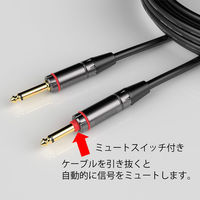 GATOR ゲーター GCWH-INS-10QT [楽器用ケーブル ミュートスイッチ付き 約3m S-S Phone ]（直送品）