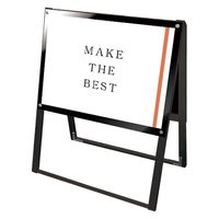 常磐精工 ブラックポスター用スタンド看板 B2横両面ブラック ウエイトアーム・水タンクセット BPSSK-B2YRB-3SET 1セット（直送品）