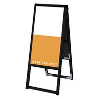 常磐精工 ブラックバリウススタンド看板 アルミ複合板 300×600両面 ウエイトアーム・水タンクセット（直送品）