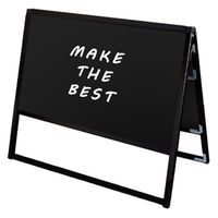 常磐精工 ブラックバリウススタンド看板 ブラックボード A1横両面 ウエイトアーム・水タンクセット BVASKBB-A1YR-3SET（直送品）